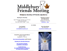 Tablet Screenshot of middleburyquakers.org